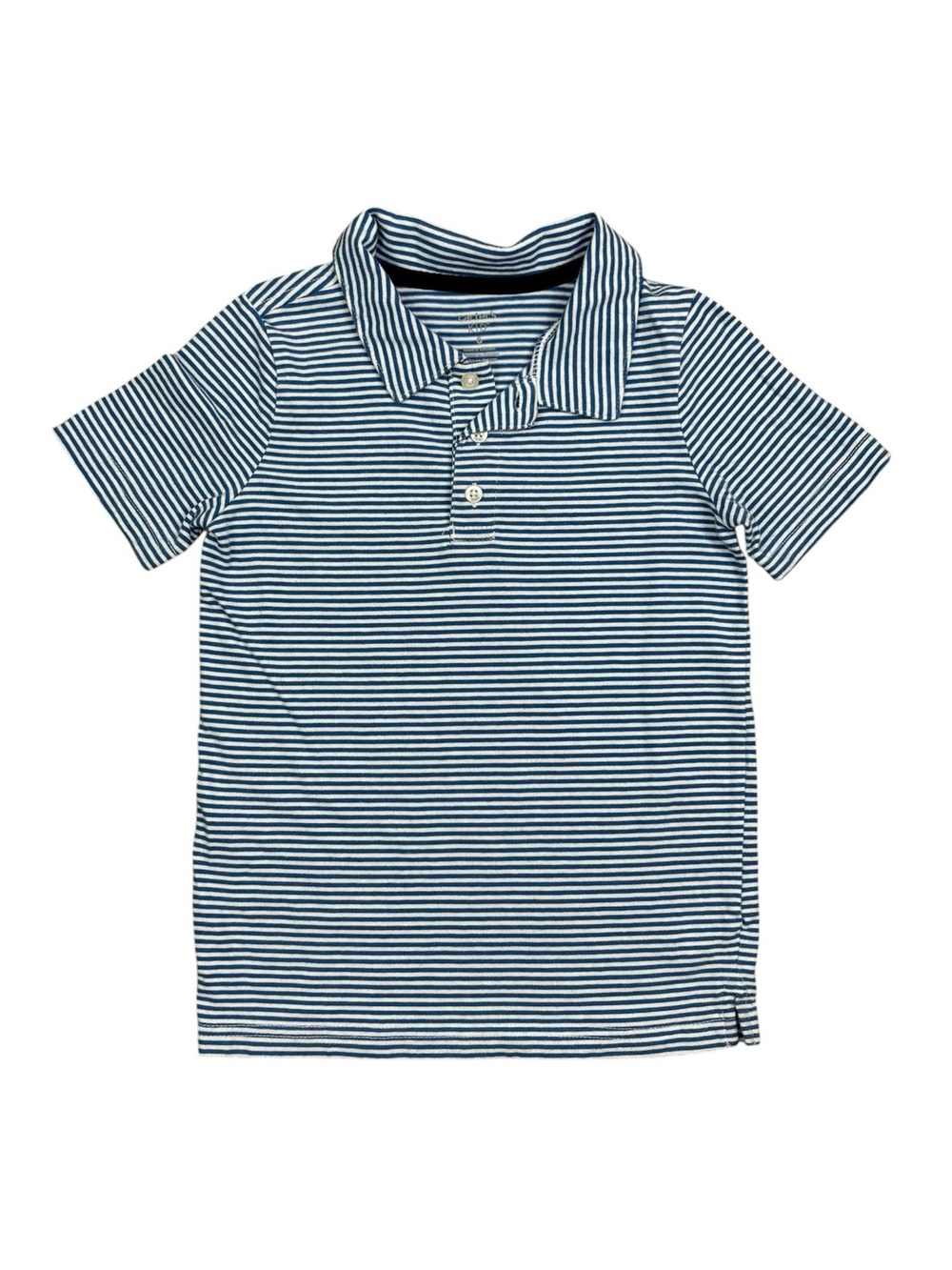 Carter’s Striped Polo Shirt Size 6 Blue White Stripes